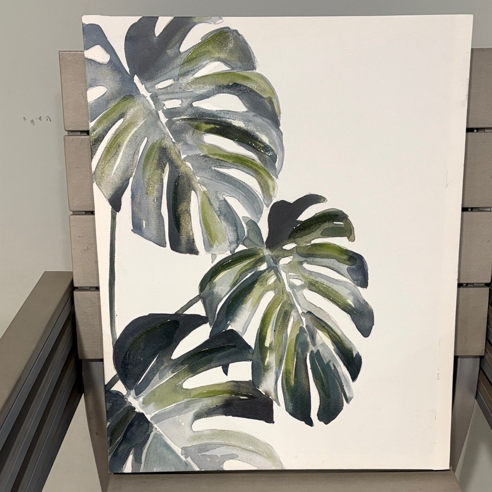 Tropical Leaf Canvas Art
